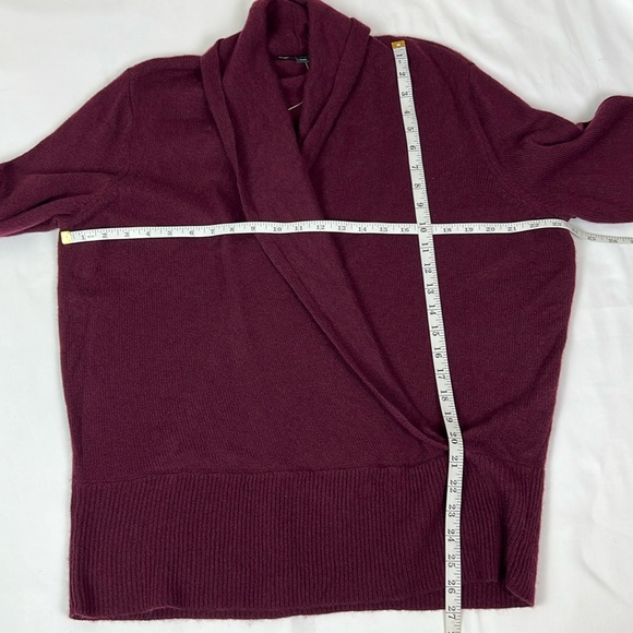 Ann Taylor New Women’s XXL 100% Cashmere Shawl Collar Wrap Sweater - Picture 7 of 8